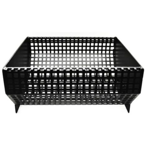 Cesto Per Stufa A Pellet In Ferro - 28x20x17cm, Brucia Efficiente E Senza Sprechi - Foto 8