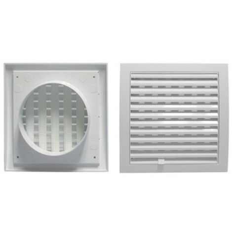 GRIGLIA DI AERAZIONE QUADRATE CON IMBOCCO TONDO Diam.150