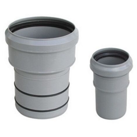 TRONCHETTO PP RIDUZIONE AL PVC VALSIR Diam. F 75 x M 80 lungh. 80
