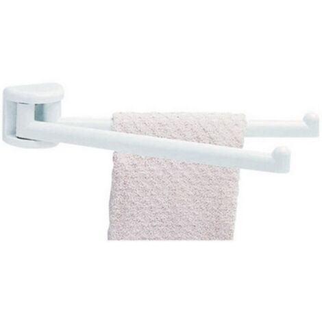 Porta Asciugamani Con Ventosa Regolabile 50-100cm - Senza Foratura Per Piastrelle E Vetro