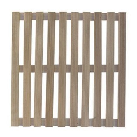 PEDANA DOCCIA IN LEGNO QUADRATA cm 57 x 57