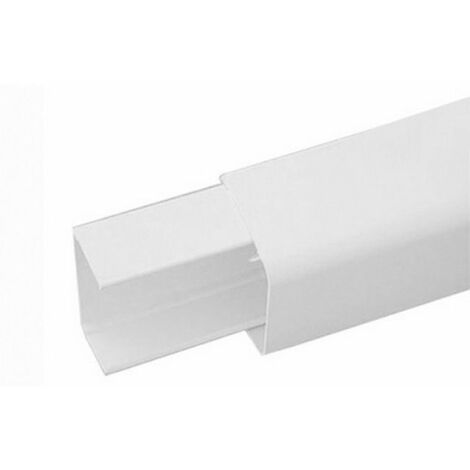 CANALINA PVC CON BASE E COPERCHIO PER IMPIANTI DI CLIMATIZZAZIONE mm. 70 x 55 L. mt. 2
