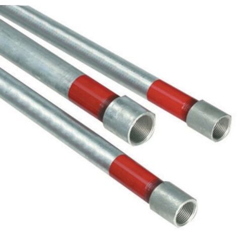 TUBO ZINCATO IN BARRE ML3 ACQUA-GAS SENZA PIOMBO SINGOLA FILETTATURA 3/4"