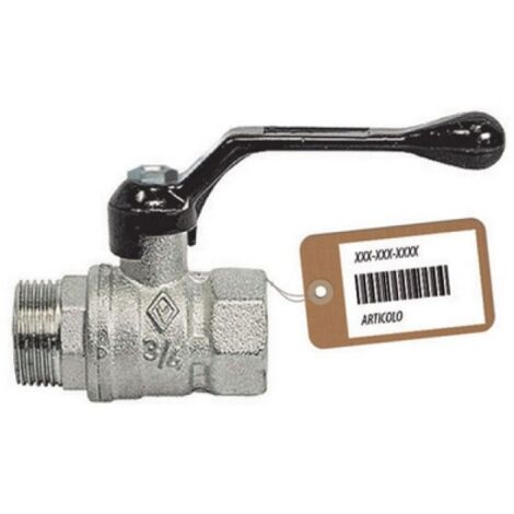 VALVOLA A SFERA MF  CON LEVA F-BRICO 3/8&quot DN 10  PN 64
