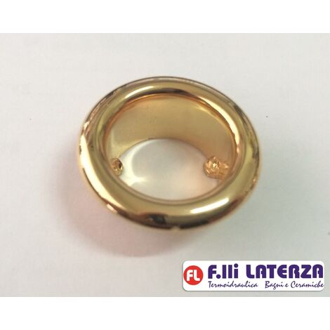 Ghiera Troppo Pieno Cromata Per Lavabo, Bidet O Vasca - Diametro 28 Mm - Ricambio Standard - Foto 9