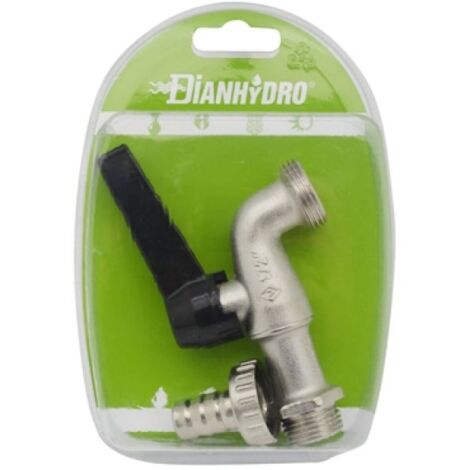 RUBINETTO A SFERA CON PORTAGOMMA BLISTER 1/2 DN 10 PN 16