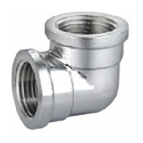 GOMITO A 90° FF IN OTTONE CROMO IBP 1/2"