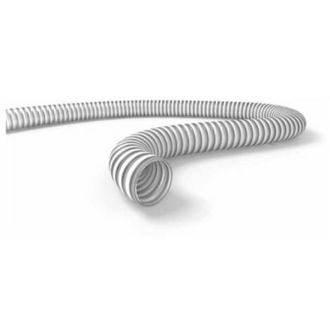 Tubo Spirale Per Laghetto 25 Mm X 20 Metri - PVC Nero Con Spirale Rigida, Resistente Ai Raggi UV
