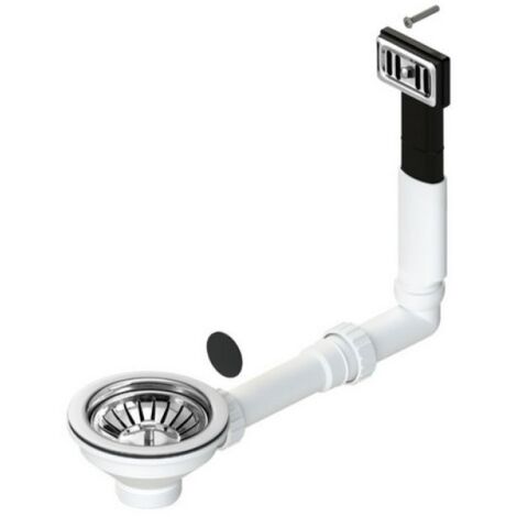 Filtro Per Lavello Da Cucina 114 Mm - Acciaio Inossidabile 304 - Con Troppopieno Rettangolare - Foto 6