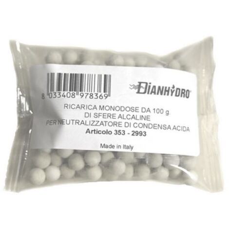 RICARICA MONODOSE PER NEUTRALIZZATORE DI CONDENSA ACIDA 100 gr