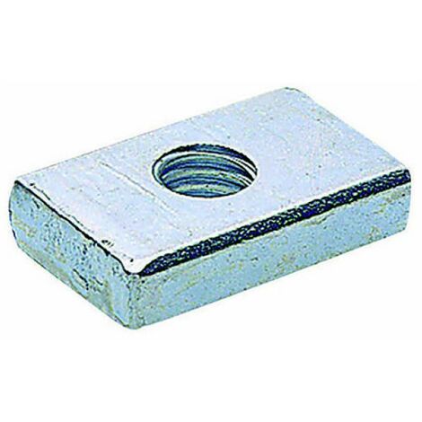 DADO ZINCATO RETTANGOLARE M8
