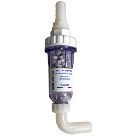 Filtro Neutralizzatore Condensati Sanineutral Mini - Bianco, 7.5x16.8x14.5 Cm, Per Impianti Sanitari - Foto 3