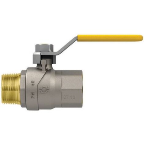 2PZ VALVOLA A SFERA GAS F/F CON MANIGLIA A LEVA "LONDON" ART.066 - FF 1/2&quot