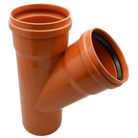 DERIVAZIONE 45° RAL 8023 Diam. 100/45°