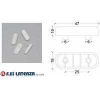 Ogomondo KIT 4 PZ Paracolpi Universali per Sedile Copriwater WC