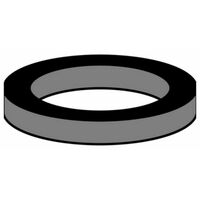 10 PZ GUARNIZIONI IN GOMMA PER CARTUCCIA INTERNA M24 - 15 x 21,3 x 2,8 mm