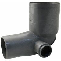 CURVA WC RID. 100/90 1 ATTACCO Diam. 40 Sinistro