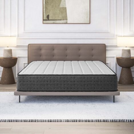 Matelas EQUINOX 160x200 cm-Mémoire de Forme-Mousse HR 35 kg-Latex-Confort mi-ferme-Réversible-26 cm (1/5)