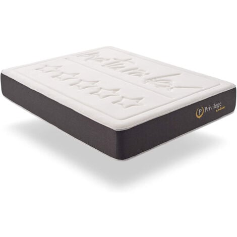 Naturalex - Matelas Privilège 180x200 cm - Très épais 30 cm - Mousse mémoire de forme HR, Blue Latex - 7 zones de confort - Haut de Gamme