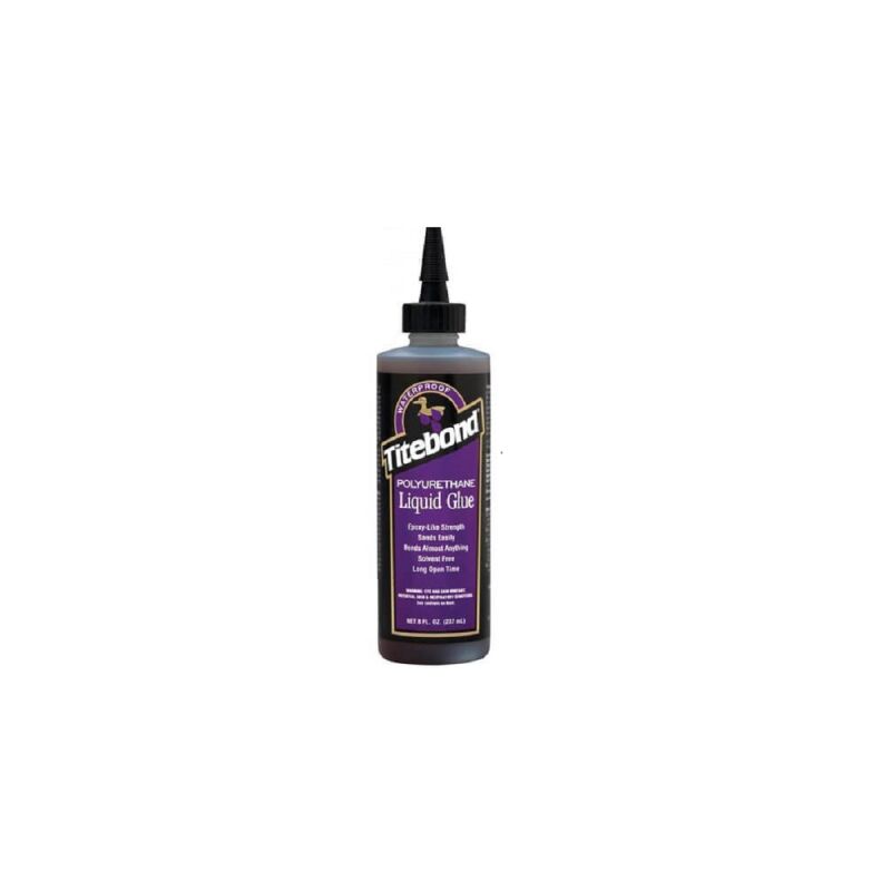 Titebond 8oz Polyurethane Liquid Glue 237ml Wood Plastics Rubber 2303