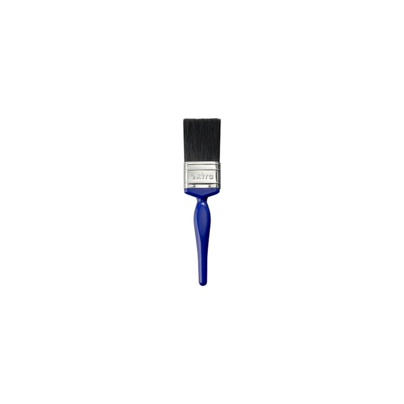 Silverline Plastic Disposable Paint Brush Blue Handle 100mm