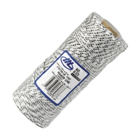 Goldblatt Masonry Nylon String Line Set Braided Mason Line Stretchers Grout  Bag