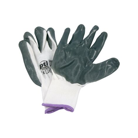 P-Grip Polyurethane Coated Glove, Gray/Gray, 12/pair