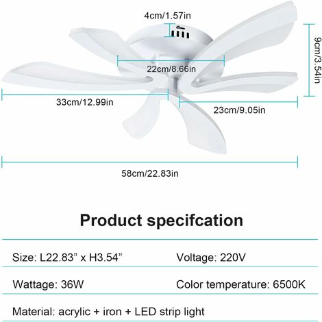 Plafon LED, Lámpara de techo 42W, plafón LED techo anillo 4500K, Lampara de  acrílico negro para dormitorio 3360 lúmene, salón, estudio, oficina