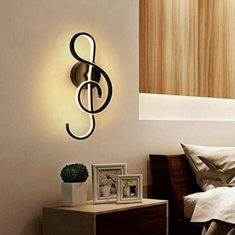Creativo Moderno Lámpara de Pared LED, Diseño de Clave de Sol