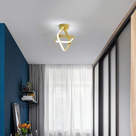 B.K.Licht Lámpara de techo moderna I Ecológico I Fácil montaje I LED Plafón  Ø30 cm