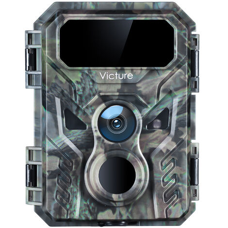 Victure Mini Caméra de Chasse HC100 16MP 1080P avec Vision Nocturne Avancée Activée par le Mouvement IP66 étanche pour les Jeux de Chasse et l'observation de la Faune