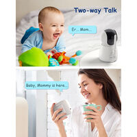 Victure Babyphone BM45 Caméra Moniteur bébé 4.3" LCD, Vidéo Bébé Surveillance, Batterie