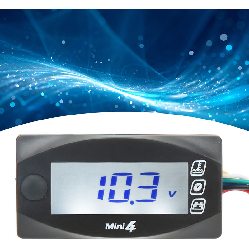 Thermomètre Numérique Universel pour Moto avec 18/22mm Adapter