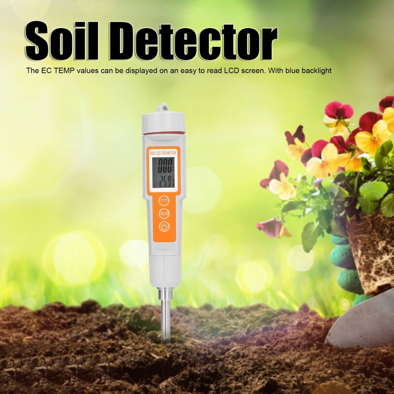 Détecteur d’humidité du sol Détecteur de compteur Sonde métallique  Jardinage Plante Fleur Analyseur d’eau Instrument de test Outil d’hygromètre