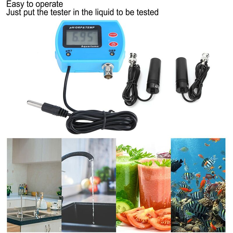 Stylo LCD Moniteur PH Multimètre Testeur Aquarium Piscine D'eau