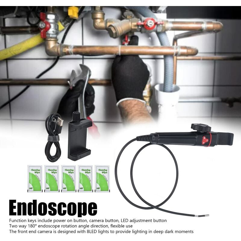 Endoscope Laserliner 082.240A Ø de la sonde: 9 mm Longueur de