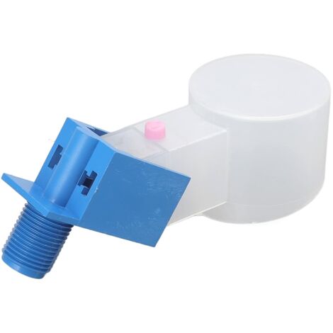 Vanne de Contrôle de Niveau D'eau Intérieure Compacte en Plastique étanche  pour Réservoir D'eau Vanne à Flotteur Automatique Accessoires D'aquarium de