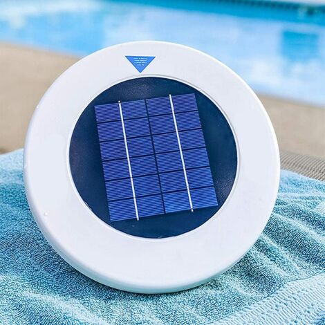 Ioniseur de piscine solaire Outil de nettoyage de piscine alimenté