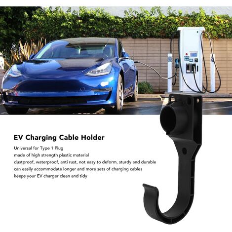 Chargeur EV mural J crochet support de câble de charge de véhicule
