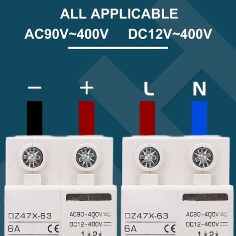 Disjoncteurs, Mini Disjoncteur AC 400V 6A Structure modulaire for