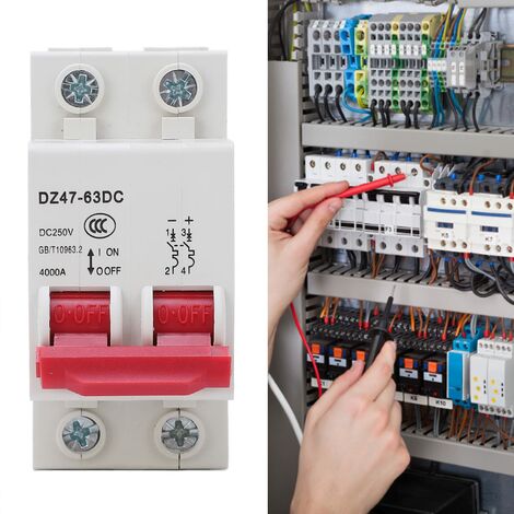 Ej.Life Disjoncteur, Home MCB 32A avec Boîte de Distribution pour Système  Solaire (Avec câble et