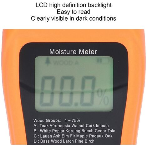 Humidimètre numérique gris 0 – MT-18, deux broches, testeur d