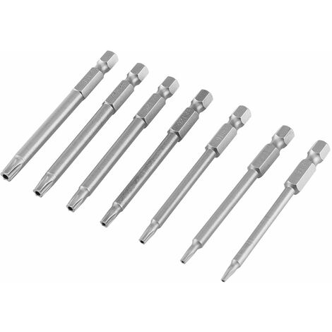 Jeu d'embouts de tournevis à percussion Pozidriv, embout Torx, perceuse  électrique, T20, T25, PZ2, 75mm