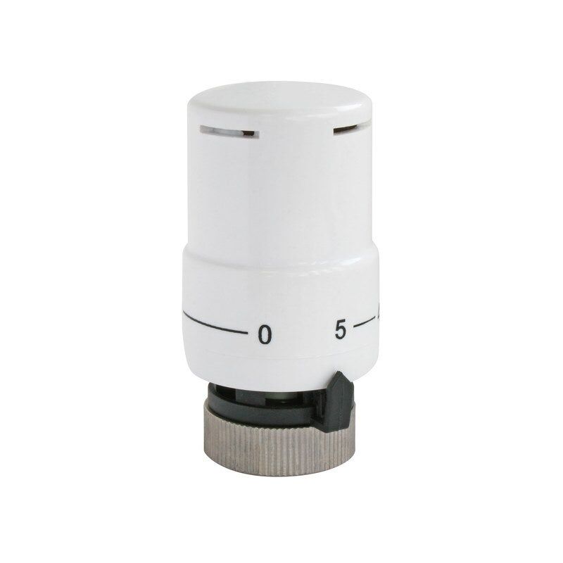 SOMATHERM FOR YOU Kit Termostatico Completo – Testa T301 + Corpo Angolare + Detentore + Sfiato, Attacco Universale M30x1,5, Ottone Nichelato - 4