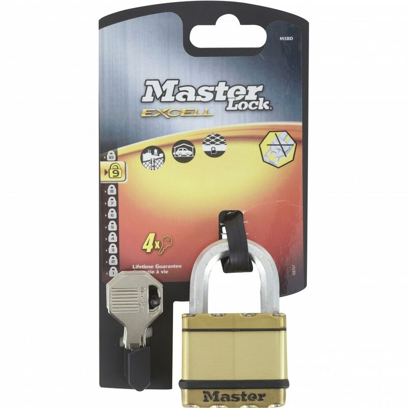 Lucchetto MASTER LOCK a chiave in acciaio laminato, l.50 mm Master Lock