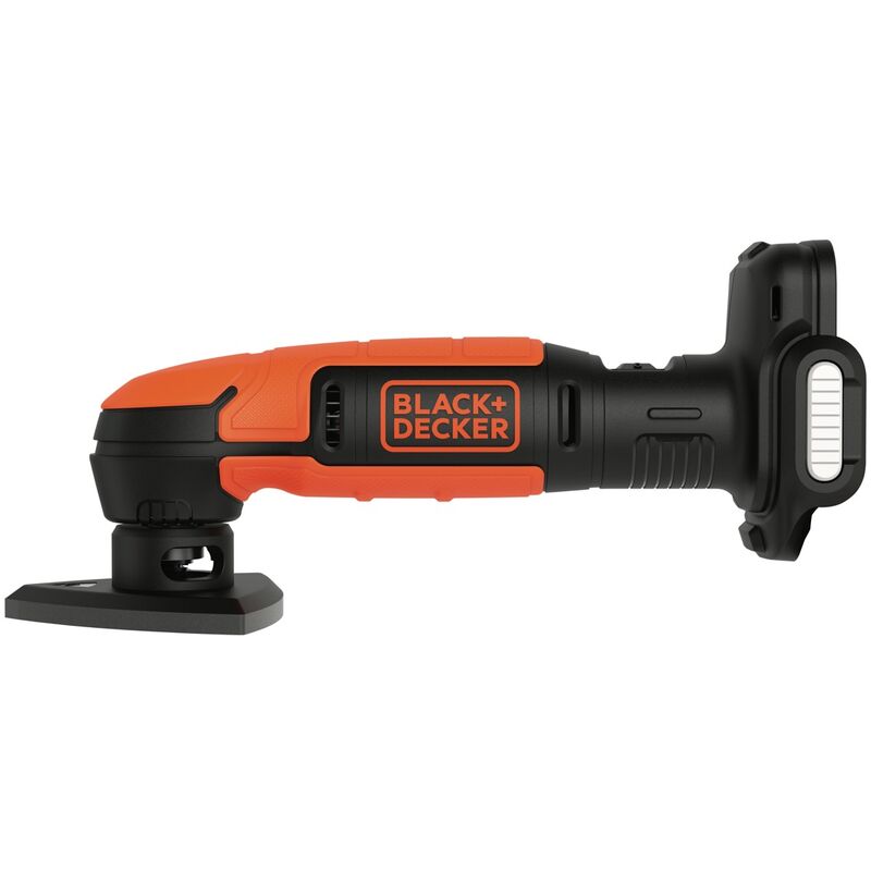 Levigatrice per dettagli a batteria BDCDS12N-XJ - 12V - Platorello  triangolare da 89 mm - Nessuna batteria - 1 levigatrice a rete Black+Decker