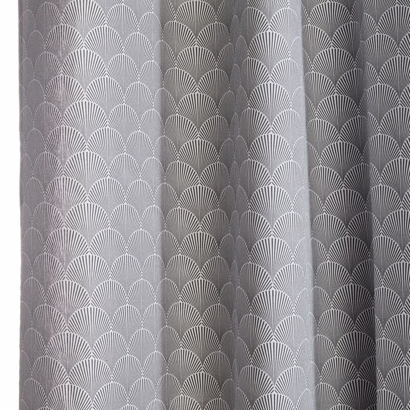 Tenda cotone (140 x 260 cm) Pixel Grigio - Tende/Tende trasparenti