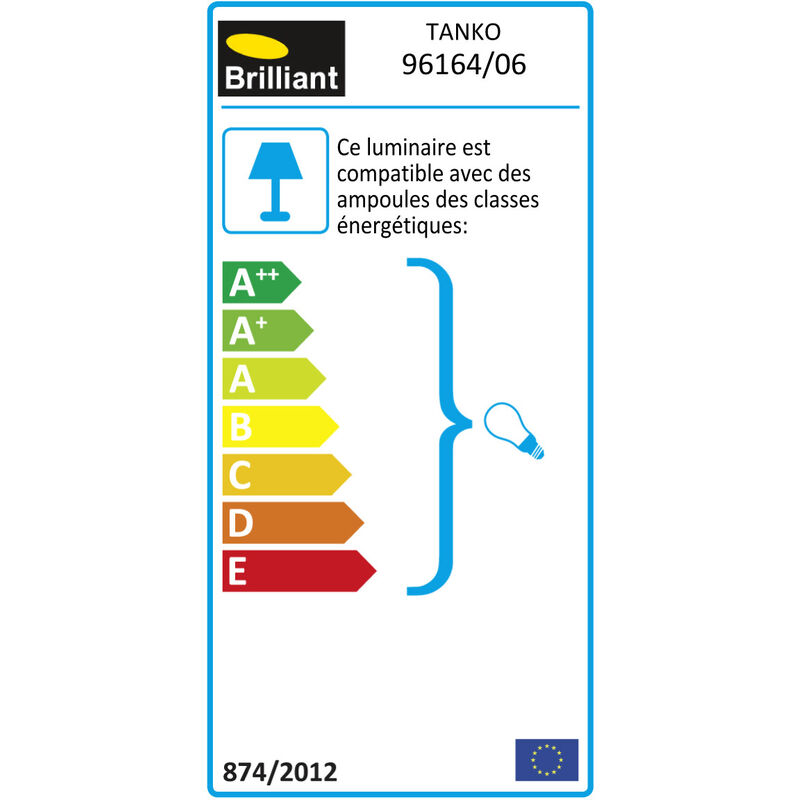 Tanko R7S Faretto da esterno con sensore, 118 mm 400 W, nero