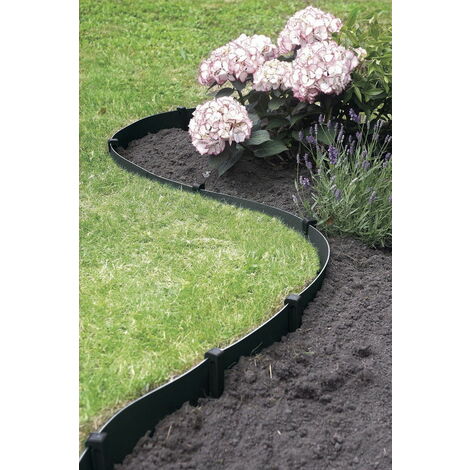 Bordura Da Giardino Flessibile Verde – Altezza 15 Cm, Lunghezza 6 M, Spessore 2,8 Mm – Delimitatore Per Aiuole E Prato - 3