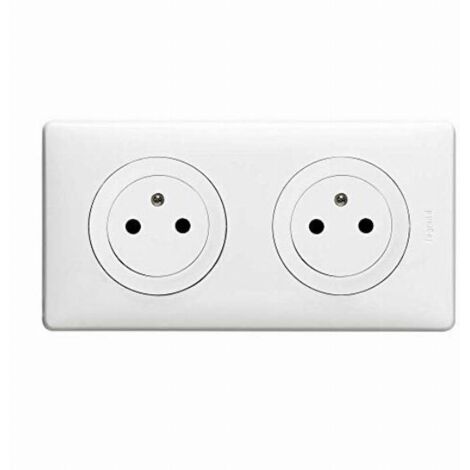 BIURO Presa Doppia Altoparlante - 2 Moduli - 45x45mm - ABS - Foto 4